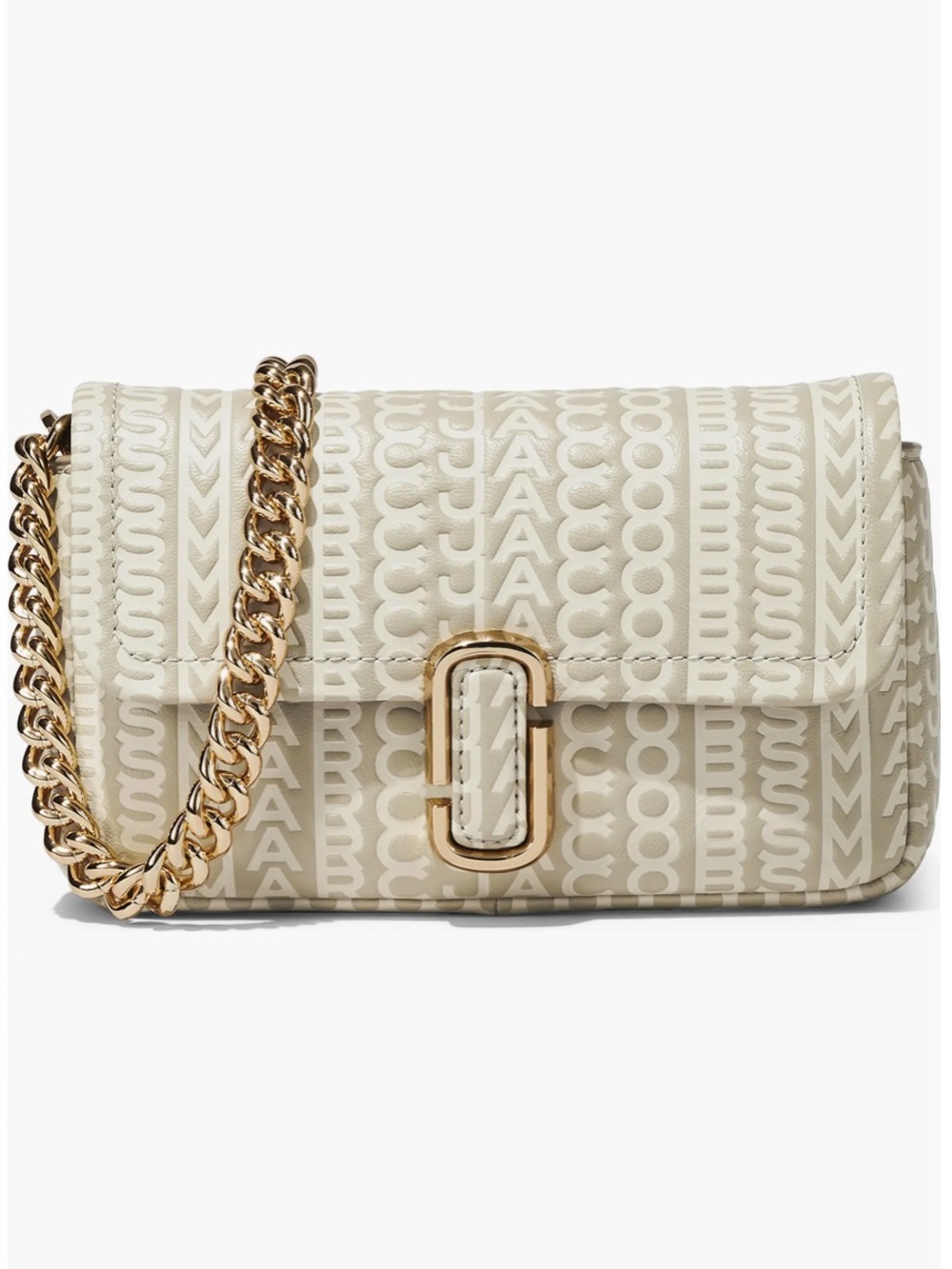 Marc Jacobs The Monogram Leather J Marc Mini Bag Khaki